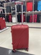 Чемодан 20 дюймов Travel Fashion Wave красный из полипропилена (ручная кладь)