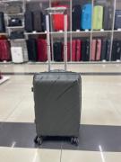 Чемодан 20 дюймов Travel Fashion Wave темно-серый из полипропилена (ручная кладь)