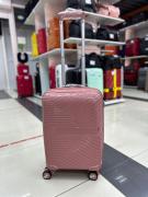 Чемодан 20 дюймов Travel Speed розовый из полипропилена (ручная кладь)