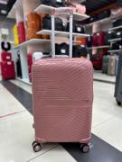 Чемодан 24 дюймов Travel Speed розовый из полипропилена